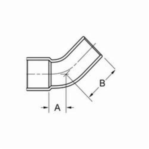 EPC 10031202 106-2 Solder Street 45 deg Elbow 3/4 in