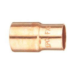 EPC 10032064 118 Solder Concentric Fitting Reducer, 3/4 x 1/2 in, Fitting x C, Copper, Domestic