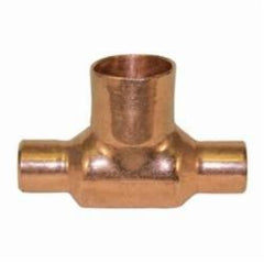 EPC 10032704 111-BH Solder Bullhead Tee, 1/2 x 1/2 x 3/4 in, C x C x C, Copper