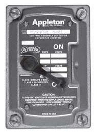 Appleton EDSF22Q Cover Chamber Switch -2P 20A