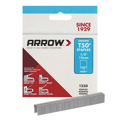 Arrow Fastener 50824 Heavy Duty Staple Flat Crown 1/2in Leg x 3/8in Width 6250pc