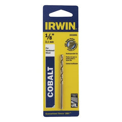 Irwin 3016008 Jobber Drill Bit 1/8 x 2-3/4 in Cobalt Alloy