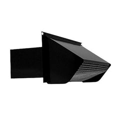 Broan-NuTone 639 Wall Cap 3-1/4 x 10 Inch Black Steel