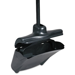 Rubbermaid Commercial FG253200BLA Lobby Pro Upright Dustpan Cover 12.5W Plastic Pan/Metal Handle