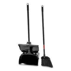 Rubbermaid Commercial FG253200BLA Lobby Pro Upright Dustpan Cover 12.5W Plastic Pan/Metal Handle