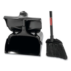 Rubbermaid Commercial FG253200BLA Lobby Pro Upright Dustpan Cover 12.5W Plastic Pan/Metal Handle