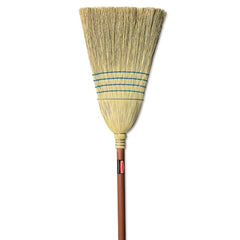 Rubbermaid FG638300BLUE Warehouse Heavy-Duty Corn Broom 38 inches