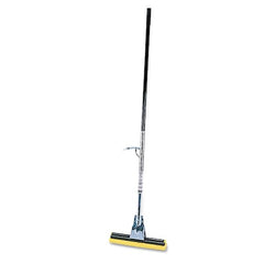 Rubbermaid Commercial FG643500BRNZ Steel Roller Sponge Mop, Bronze Handle w/12 Wide Yellow Sponge