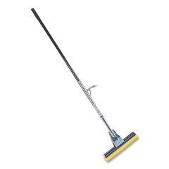 Rubbermaid Commercial FG643500BRNZ Steel Roller Sponge Mop, Bronze Handle w/12 Wide Yellow Sponge