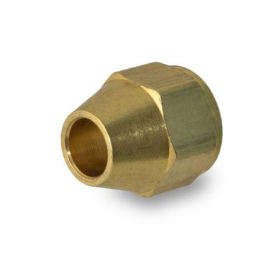 Everflow F41S-38 | 3/8 OD Short Flare Nut Brass Flare Fitting | F41S-38