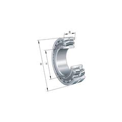 FAG 22228-E1-XL-C3 Self-Aligning Spherical Roller Bearing