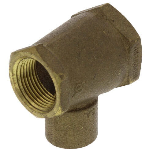 Everflow FFCT1401-NL | 1-1/4 X 3/4 X 1 NOM Cast Brass Reducing Tee F X F X C Lead Free