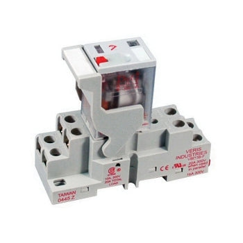 Veris VBD2B-F Relay Socket 300V 16A With Clip