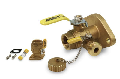 Everflow 895C114 RAVEN 895C114 1-1/4 SWT F/P FLANGE BALL VALVE WITH PURGE - NUTS & BOLTS *SINGLE*