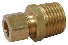 Jones Stephens C74069LF Male Connector 1/2 OD COMP X 3/8 MPT