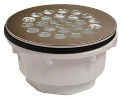 Jones Stephens D41001 2 Shower Drain W/ Strainer 2 Inch