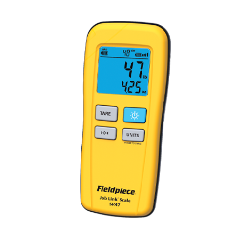 Fieldpiece SR47 Wireless Refrigerant Scale 252 lb Load Capacity