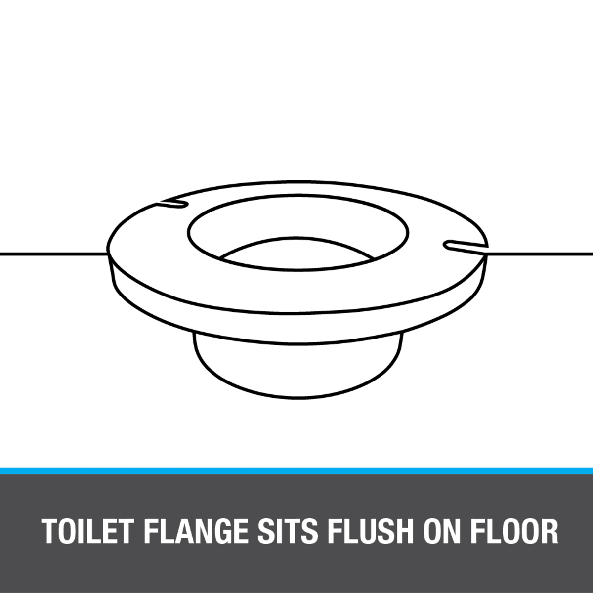 Oatey 43816 4 x 3 in. PVC 45 Swivel Closet Flange