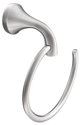 Moen YB2886CH Eva Towel Ring Chrome 7.074 Inch YB2886CH