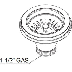 Rohl QN25UM 25 in. Undermount Sink Kit