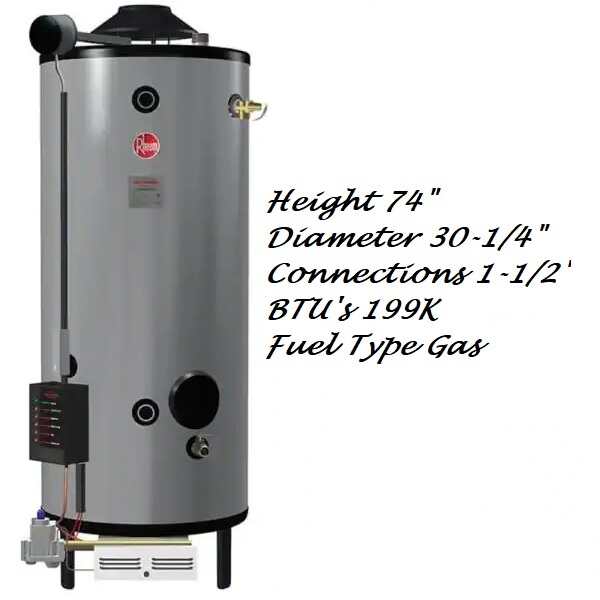RHEEM G100-200 IMMERSION WATER HEATERS