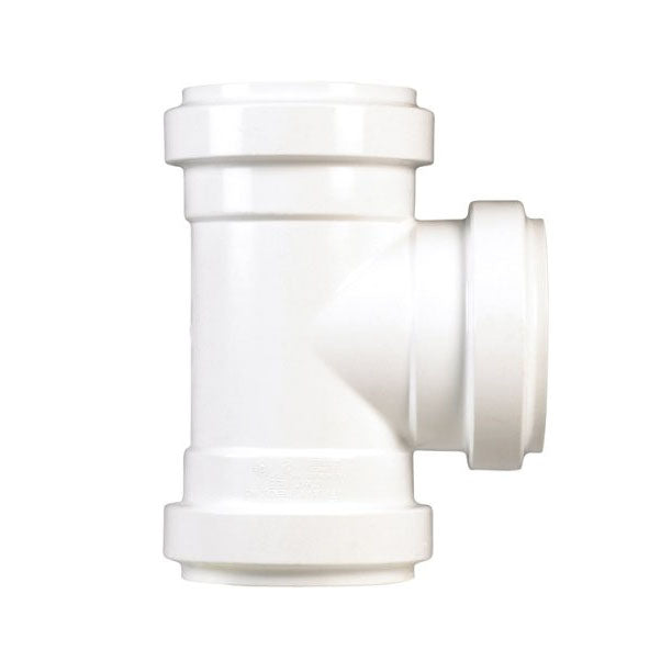 Westlake Pipe & Fittings 35-1528 4 Straight Tee PVC Gasketed