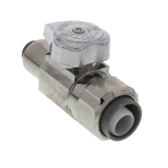 BrassCraft G2QPS14X C Push-to-Connect x Push Lever Handle Straight Supply Stop Valve 1/2 x 3/8 in.