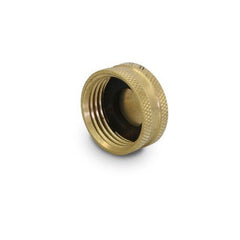 Everflow G47-34W 3/4 FH Cap W/Washer Brass Garden Hose Fitting For Non Potable Use Only