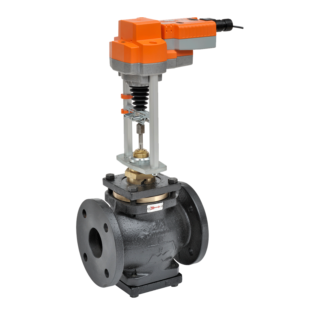 Belimo G6100C+AVKB24-MFT Globe Valve Assembly 2 Way 4 in.