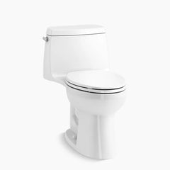 Kohler K-30810-0 Kohler K-30810-0 Santa Rosa One-Piece Compact Elongated Toilet 1.28 gpf