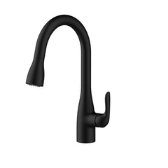 Gerber G0040164BS Viper 1h Pull-down Kitchen Faucet W/ Deck Plate 1.75gpm Satin Black