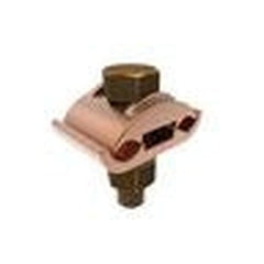 BURNDY GC2929 Mechanical Grounding Connector 2 Cables to 1/4 Thick Bar 2/0 AWG (Sol) -250 kcmil 1/2 Stud