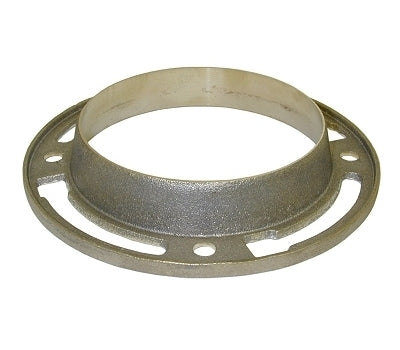 GENE RICH 120C 4 x 1 in. Brushed Brass Closet Floor Flange Repair for use with 4 in. Lead Pipe