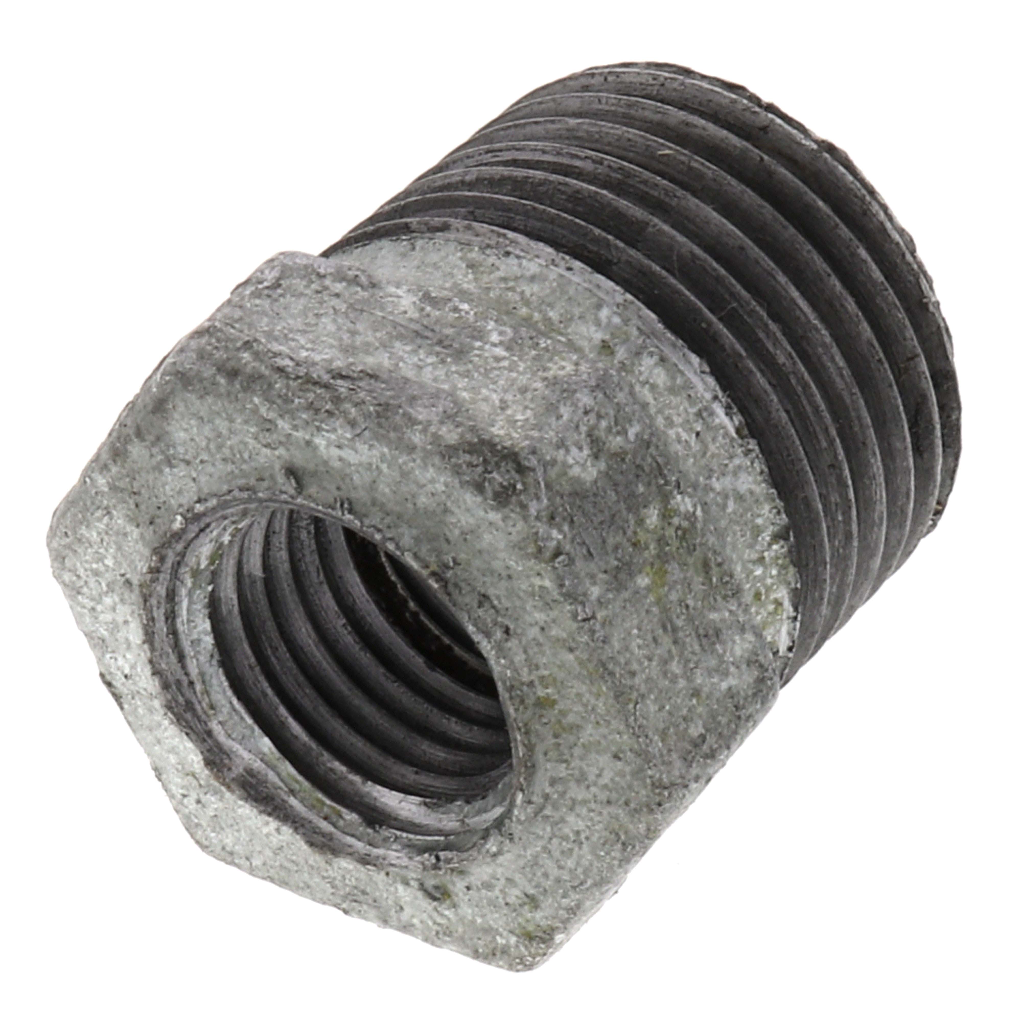 Everflow GMBU0121 Galvanized Hex Bushing 1/2 x 1/4