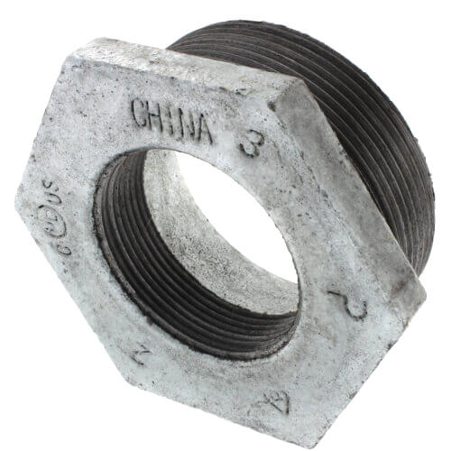 Everflow GMBU3003 | 3 X 1-1/2 Galvanized Hex Bushing | Replacement MPN GMBU3003