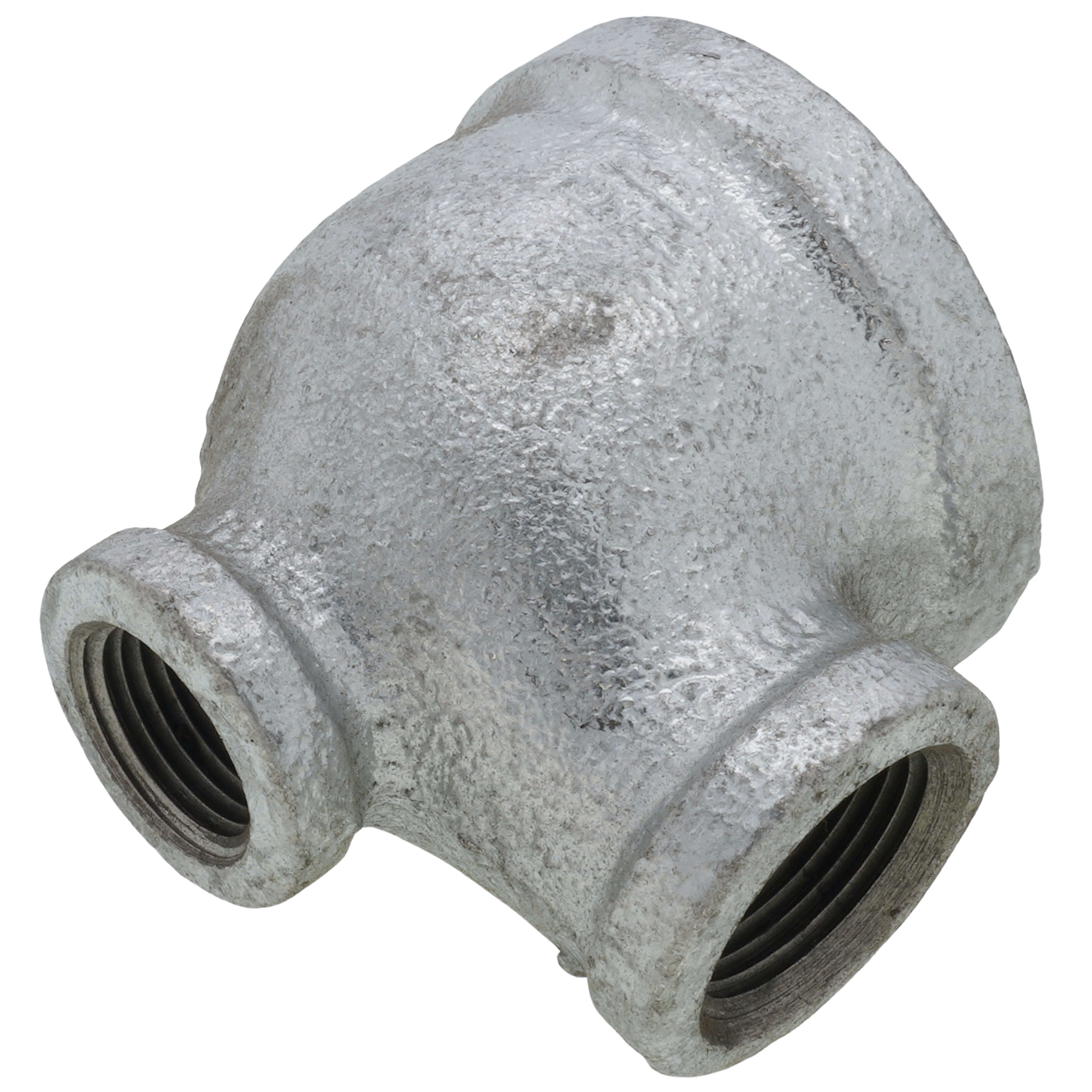 Everflow GMRT1205 1-1/2 x 1/2 x 3/4 Galvanized Reducing Tee