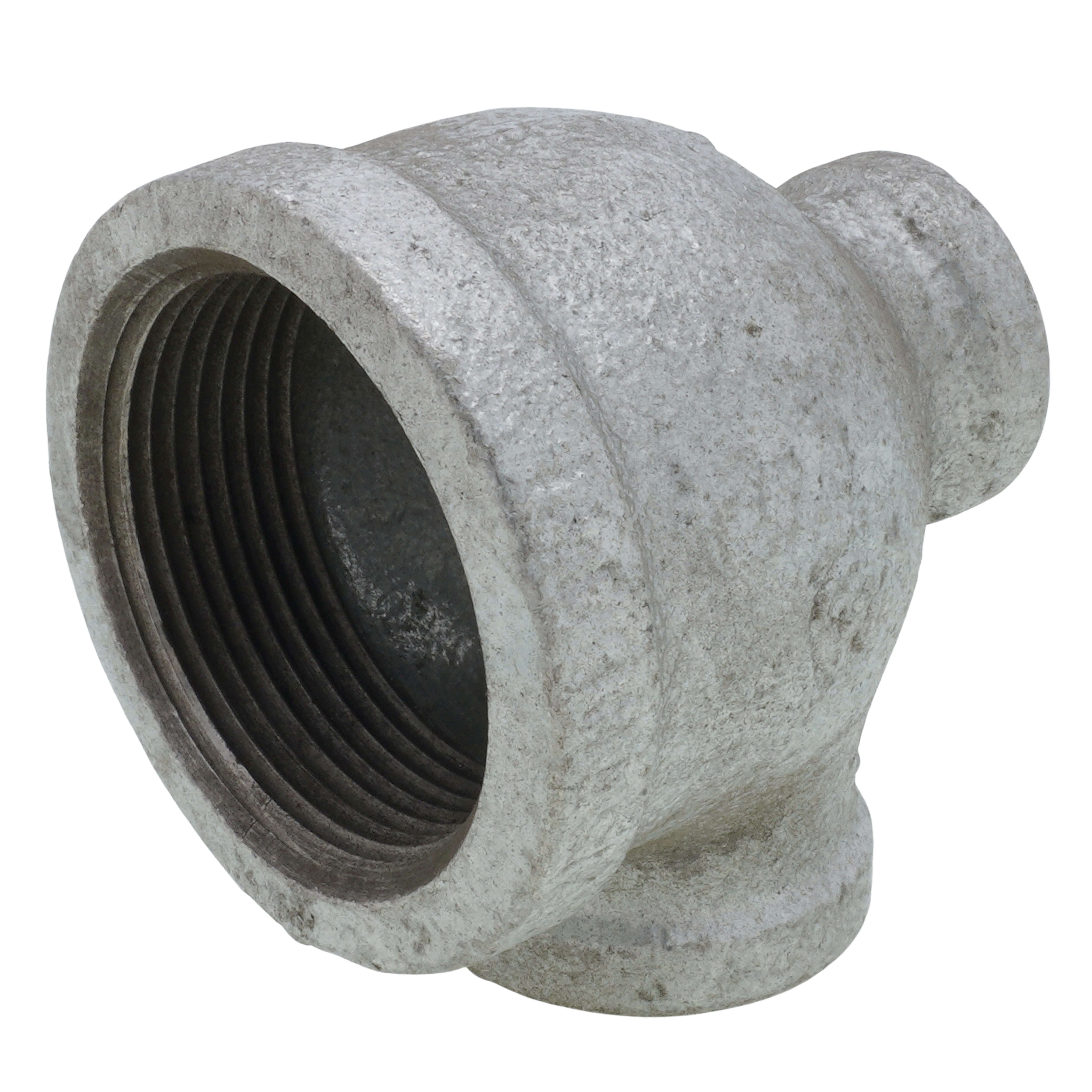 Everflow GMRT1205 1-1/2 x 1/2 x 3/4 Galvanized Reducing Tee