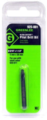 Greenlee 925-001 Small Pilot Drill Bit 3/16 in