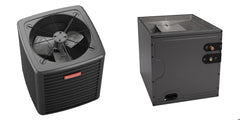 Goodman - 1.5 Ton Cooling - Air Conditioner + Coil System - 14.3 SEER2 - 21" Coil Width - For Upflow/Downflow Installation