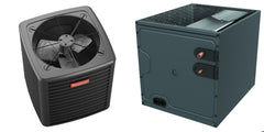 Goodman - 2 Ton Cooling - Air Conditioner + Coil System - 14.3 SEER2 - 14" Coil Width - For Upflow/Downflow Installation