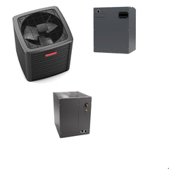 Goodman - 4.0 Ton Cooling - Air Conditioner + Variable Speed Air Handler System - 17.2 SEER2