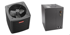 Goodman - 3 Ton Cooling - Air Conditioner + Coil System - 13.4 SEER2 - 21" Coil Width - For Upflow/Downflow Installation