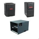 Goodman - 2.0 Ton Cooling - 60k BTU/Hr Heating - Air Conditioner + Multi Speed Furnace System - 14.5 SEER2 - 96% AFUE - Horizontal