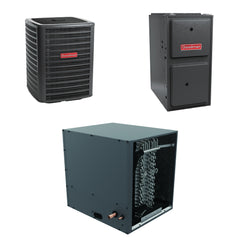 Goodman - 3.0 Ton Cooling - 80k BTU/Hr Heating - Air Conditioner + Variable Speed Furnace System - 15.2 SEER2 - 96% AFUE - Horizontal