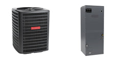 Goodman - 3.5 Ton Cooling - 38,500 BTU/Hr Heating - Heat Pump + Air Handler System - 15.5 SEER - 9 HSPF