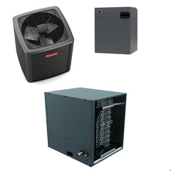 Goodman - 4.0 Ton Cooling - 48k BTU/Hr Heating - Heat Pump + Air Handler System - 17.2 SEER2 - 8.1 HSPF2