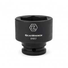 Gearwrench 84808 3/4 Drive 1-1/4 Standard Impact Socket 6 Points