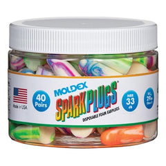 Moldex 6684 Earplug Canister Foam Assorted Colors Swirls Streaks Disposable