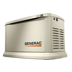 Generac 7209 Guardian 24kW Air Cooled Standby Generator With Free Mobile Link, 240 VAC, 87.5/100 A, 60 Hz, 21/24 kW Power Rating