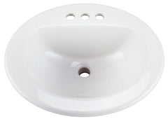 Gerber G0012834CH Sink Bathroom Self-Rimming Maxwell Oval